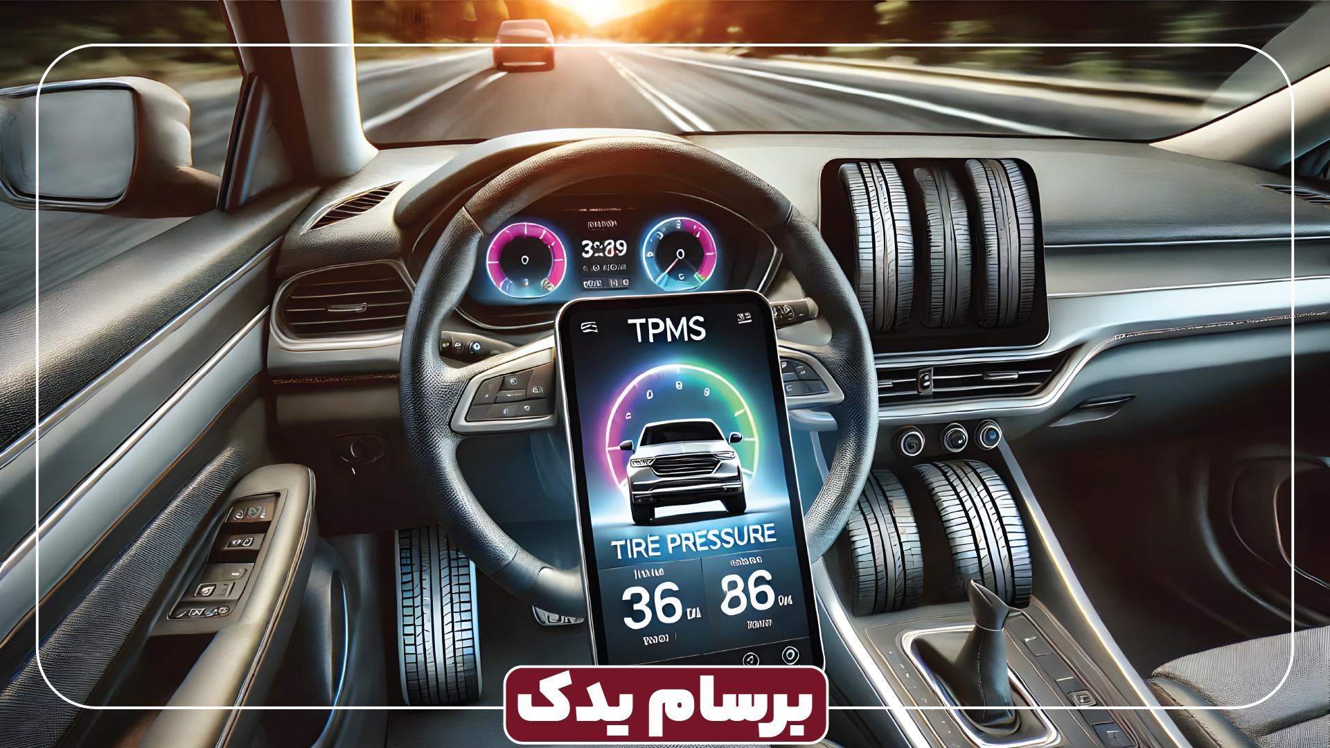 سنسور TPMS اندرویدی داخلی